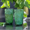 Komplet szklanek wysokich LEAVES COLOR 390ml 6 sztuk zielone